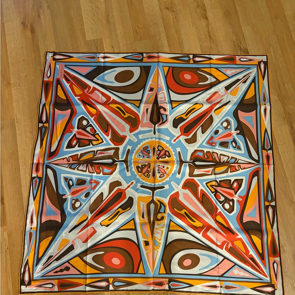 Emilio Pucci Silk Scarf Large